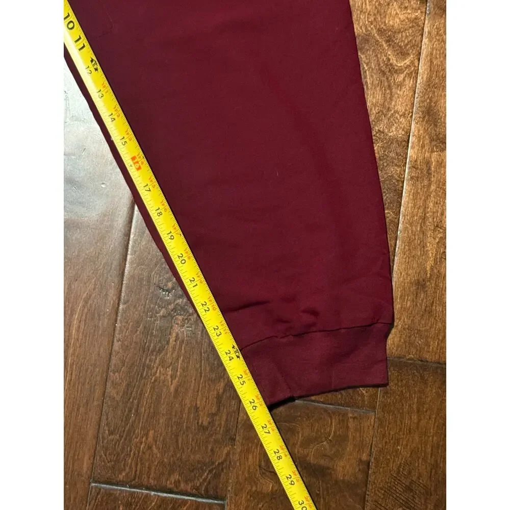 FIGS Tansen Mens 4XL Burgundy Jogger Scrub Pants Technical Collection FIONx